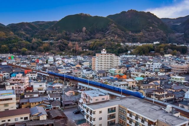 別府市の街並み