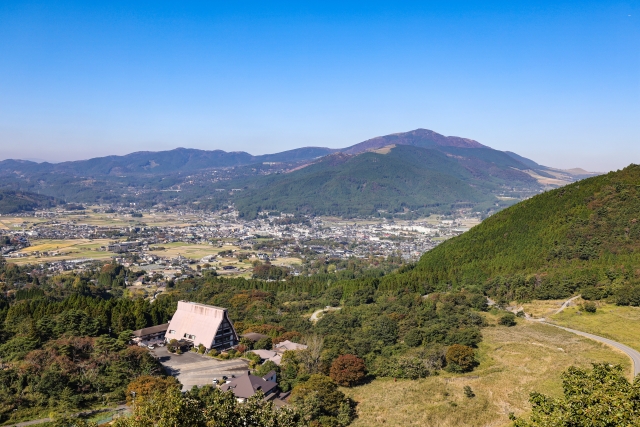 湯布院の街並み
